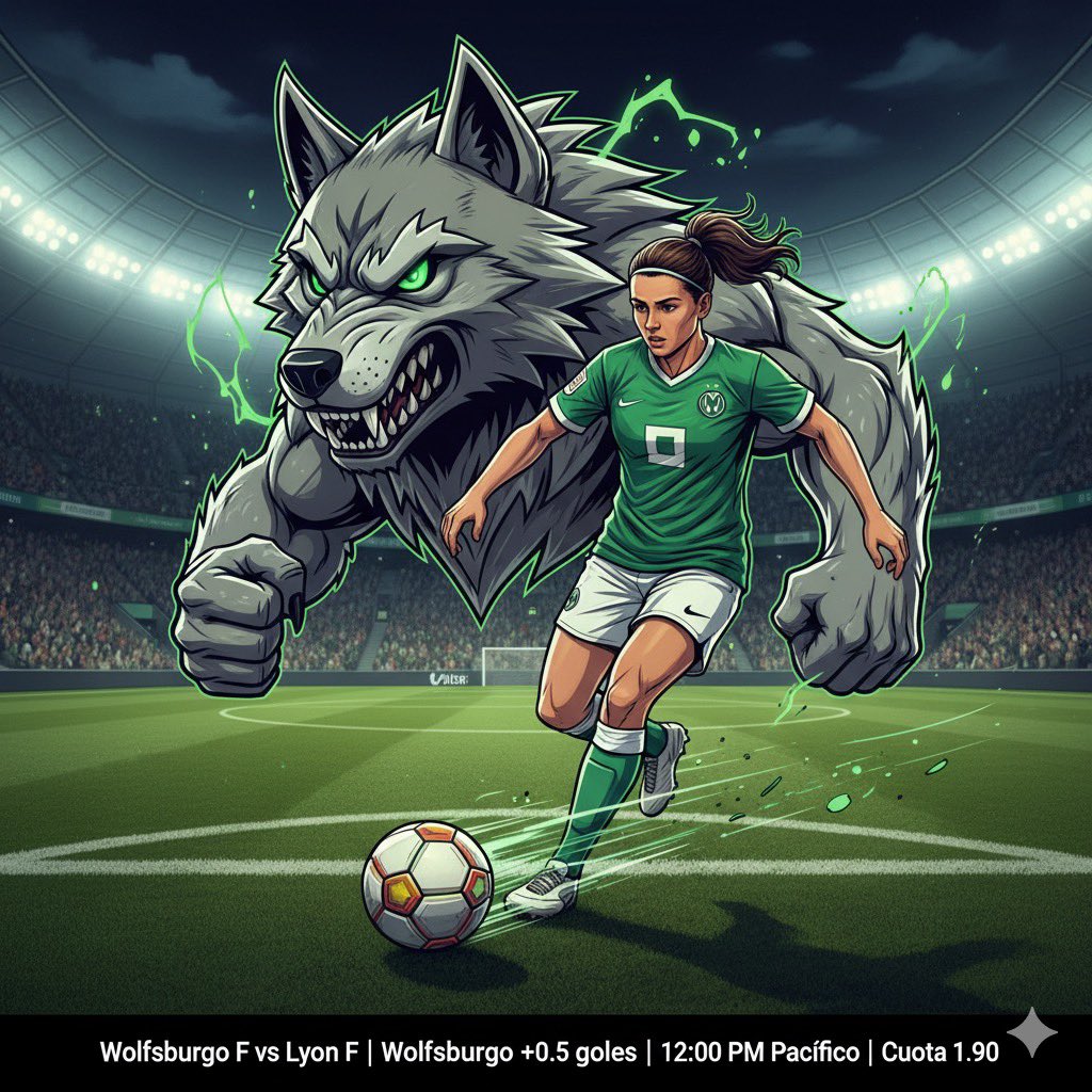 MercenariosPic1's tweet photo. ⚽️ Champions Femenil ⚽️

🐺 Wolfsburgo F vs 🦁 Lyon F

👉🏼 Wolfsburgo +0.5 goles 👈🏼

⏰ 12:00 PM Pacífico ⏰

💰 Cuota 1.90 💰

#ChampionsFeminina #LFG #MPLVT 
#championsleaugue #Wolfsburg https://t.co/YuyreoAnf2