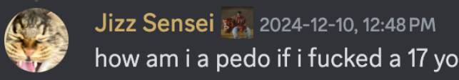 Discord Messages With Threatening Auras tweet media