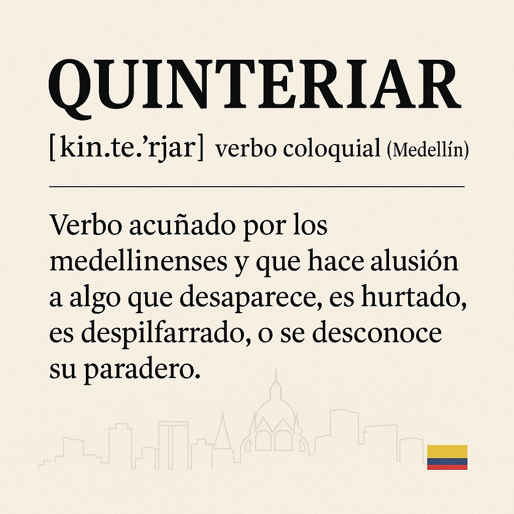 Se Quinteriaron a Medellín...
amazon.com/dp/B0FY46SNKF 
libros.market/libro/medellin… 
bukz.co/products/medel…