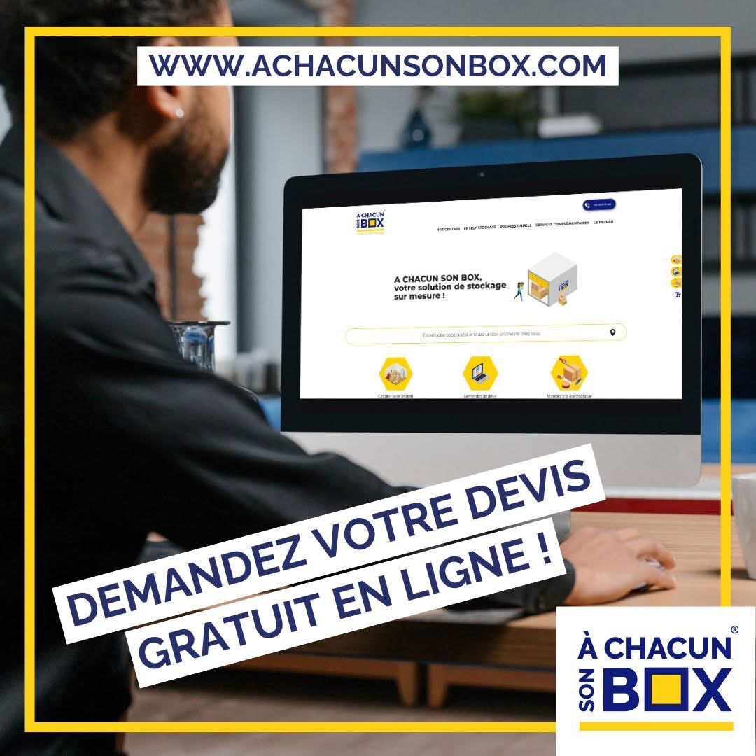 Demandez votre devis gratuitement ! Que ce soit pour stocker vos affaires personnelles ou professionnels, A CHACUN SON BOX Caudan et Rezé vous offrent la solution idéale ! 🚪🔑

Demandez un devis

Simple et sans engagement

#achacunsonbox #devis #devisgratuit #selfstockage