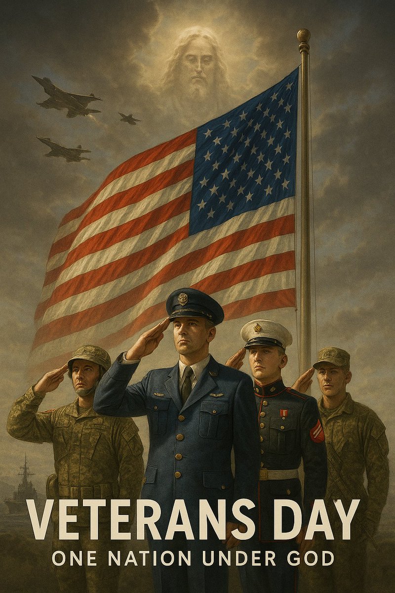 Today we stand united as One Nation Under God, honoring every man and woman who has served and continues to serve this great nation.

Your courage, sacrifice, and unwavering devotion to freedom remind us that America’s strength has always come from those willing to defend it.

To
