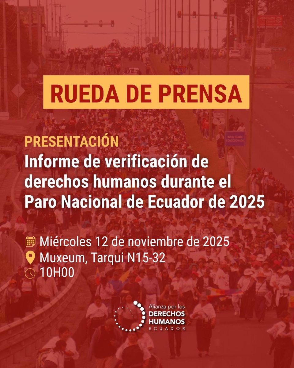 Alianza de Organizaciones por los Derechos Humanos tweet media