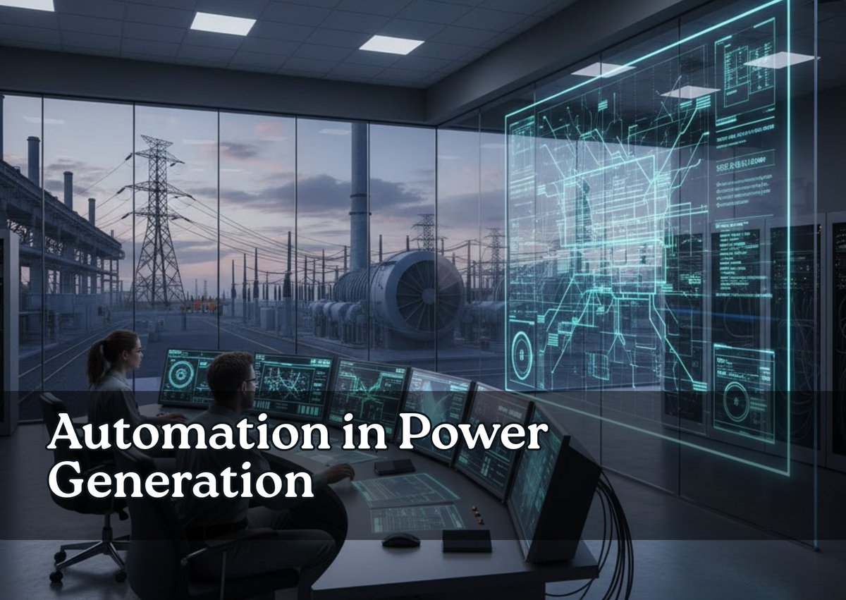 AutomationCS87's tweet image. Automation enhances grid efficiency up to 15%.
Smart control = stable power.

#PowerGeneration #EnergyTech #Automation