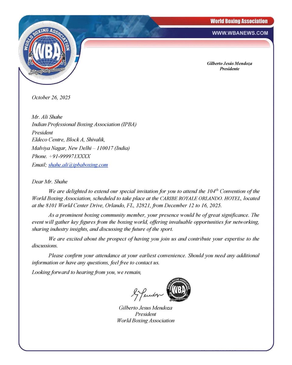 Indian Professional Boxing Association tweet media
