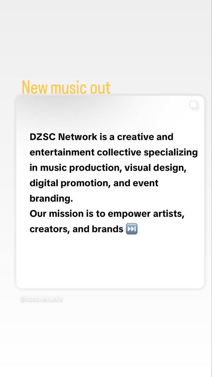 DZSCnetwork's tweet image. New music out now