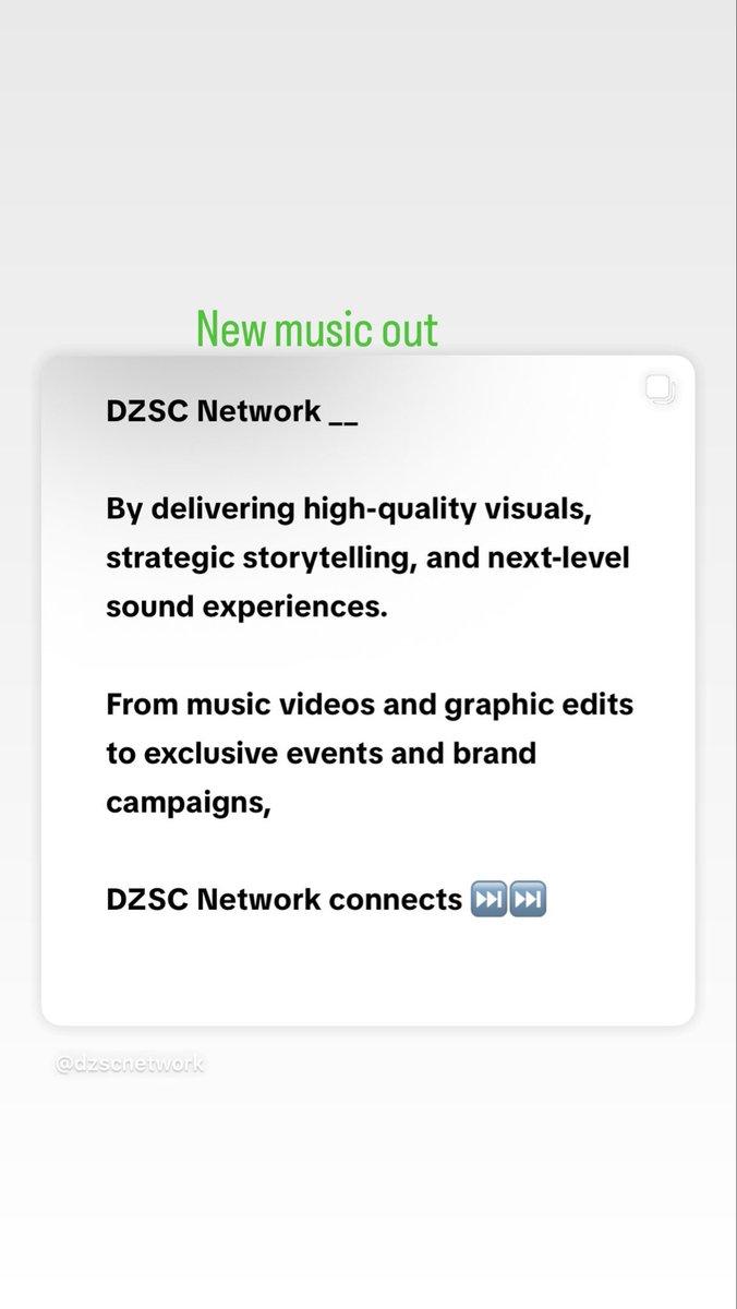 DZSCnetwork's tweet image. New music out now