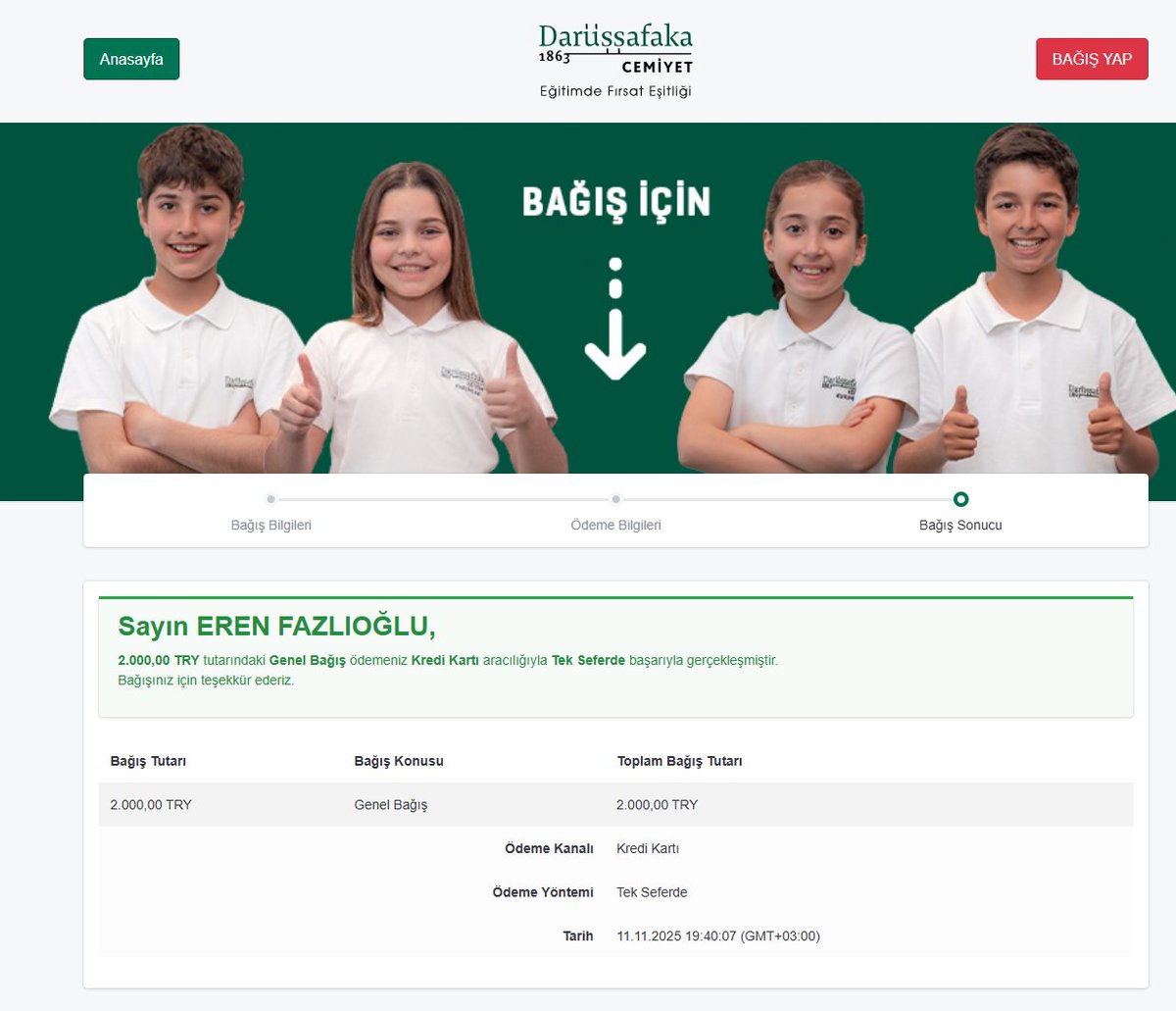 Atatürk görsellerimin beğenilmesi ve paylaşılmasından elde edilen X gelirini bu ay Türk Silahlı Kuvvetlerini Güçlendirme Vakfı’na ve Darüşşafaka Cemiyeti'ne bağışladım.