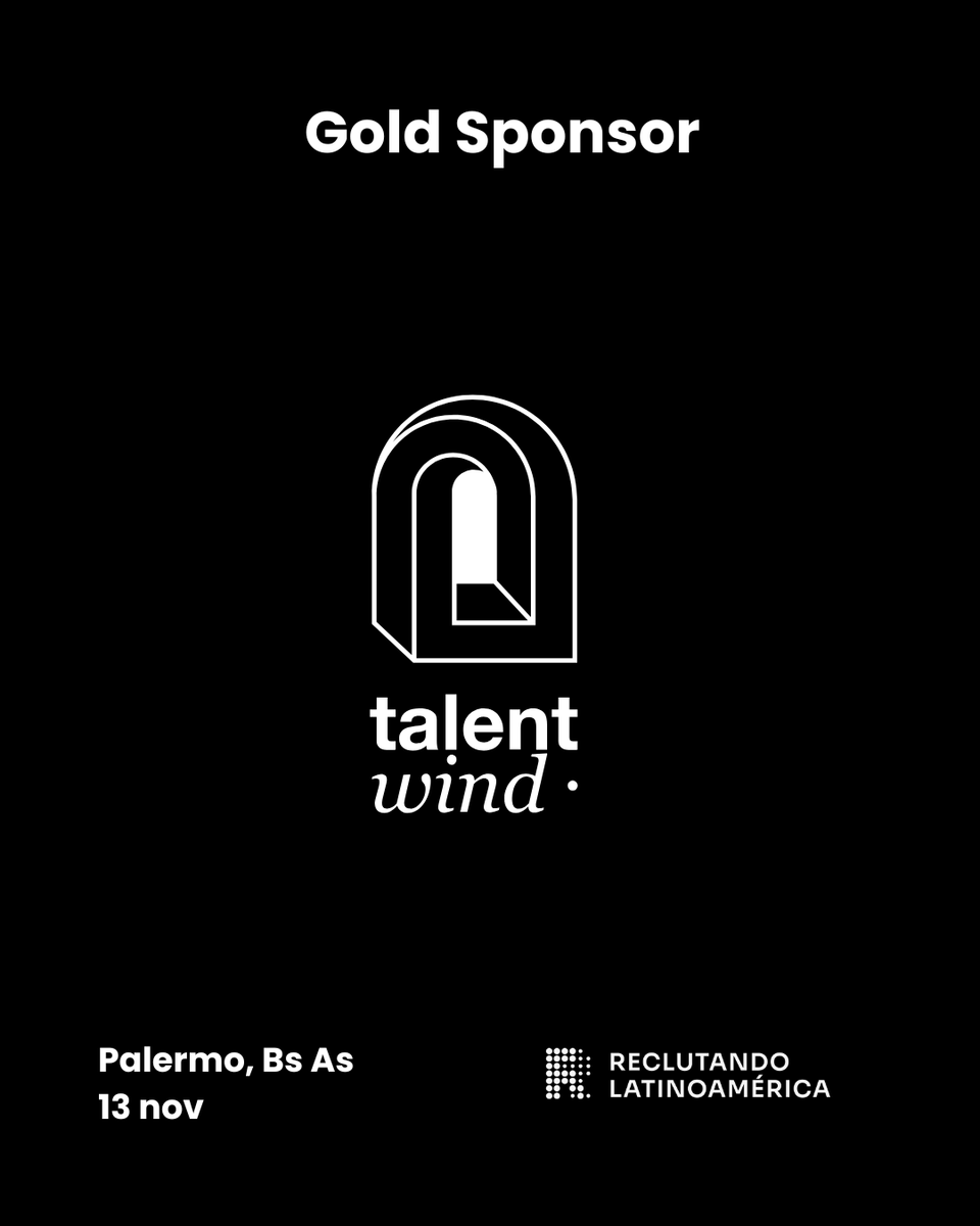 ReclutandoLatam's tweet photo. Agradecemos a @hiretalentwind Sponsor Gold de esta edición⭐
Gracias por acompañar a la comunidad de recruiting y tech en Latinoamérica💜
📍Jue 13/nov – 18hs
🏢Working&amp;Co (Soler 4445, Palermo)
🎟️Registro gratuito:⬇️
#ReclutandoLatinoamerica #ComunidadRL #ConferenciaReclutando2025 https://t.co/3UF83euGrT