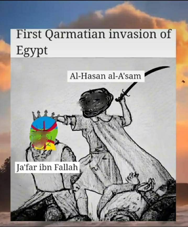 Amazighology_'s tweet photo. 🔴 ثريد... 

ما سبب كره البربر للقرامطة؟ وماذا فعل القرامطة بالأماعيز وكيف أهانوهم وأذلّوهم؟

1) سبب الكره هو أن حسن الأعصم القرمطي قام بسحق وإذلال البربر وقتل منهم خلق عظيم وقتل جعفر بن فلاح الكتامي أحد دعاة التشيع البرابرة

يتبع.... https://t.co/b1sLIdiNH4