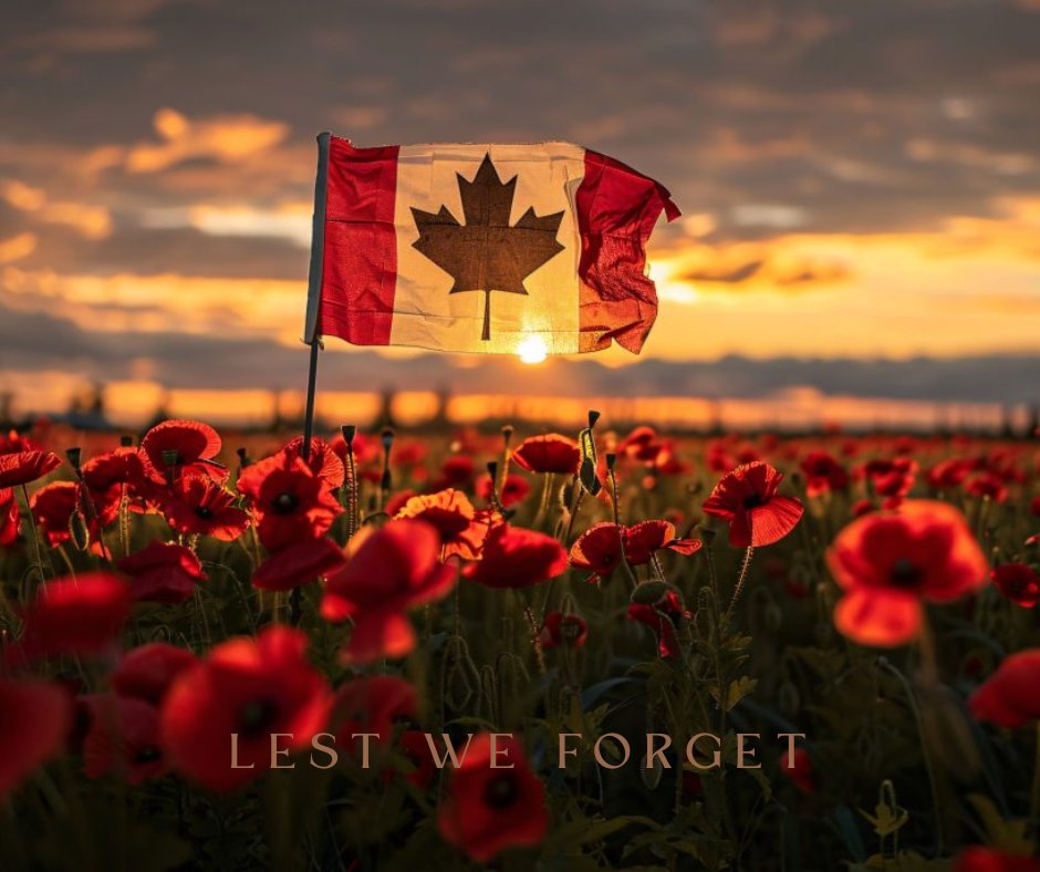 Remembrance Day gives us a moment to pause and reflect on the incredible bravery of those who served and those who continue to serve. Their sacrifices have shaped the nation we are proud to call home. We remember their courage, their families, and their legacy. Lest we forget. ❤️