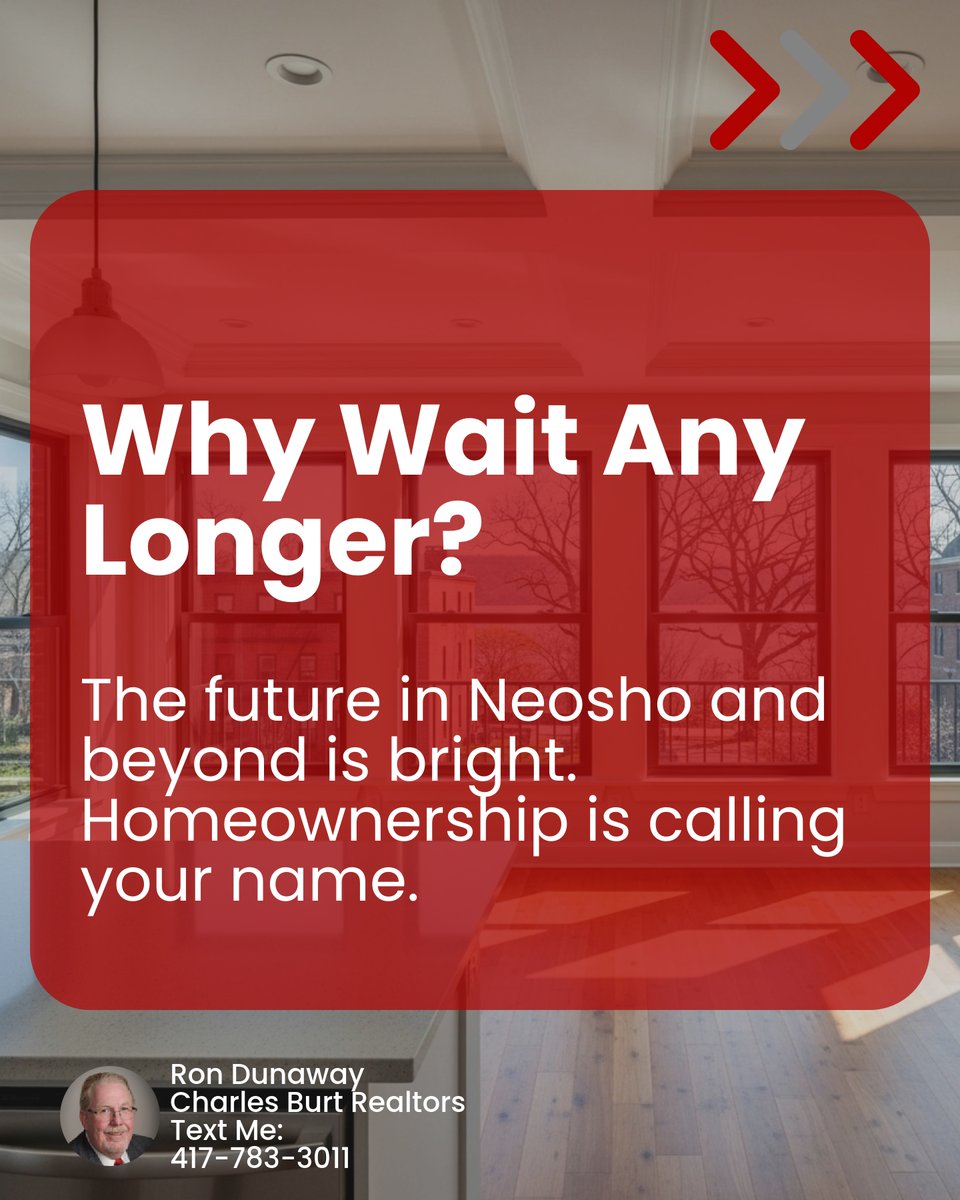 RonRealtor57's tweet image. "🚀 Jumping from renting to owning a home is like moving from backpacking to a permanent vacation! Young pros in Neosho, your home's waiting. Having helped many in Missouri, I know the ropes. Ready to make a place truly yours? Let's chat! 🌟 #FirstHomeGoals"