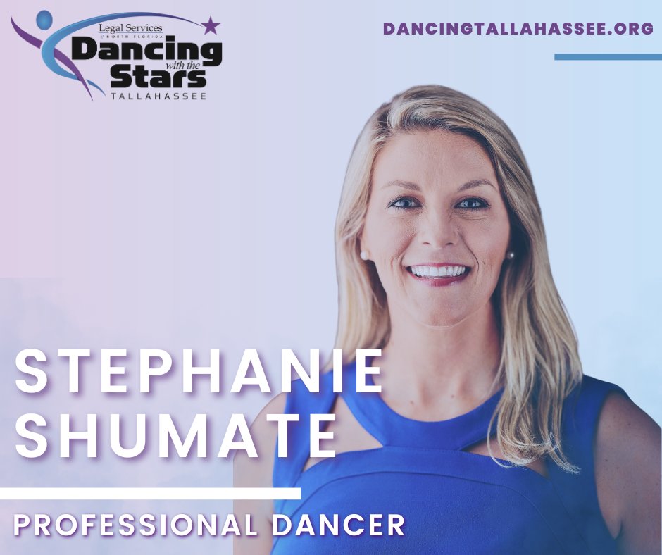 ✨ Dancing with the Stars Tallahassee Pro Reveal! ✨

Meet Stephanie Shumate, a private instructor &amp; Inaugural Director of the Tallahassee-Leon County Commission on Status of Women &amp; Girls!  💃

Who will be paired with Stephanie? 👀 Stay tuned!

Tickets ➡️ dancingtallahassee.org