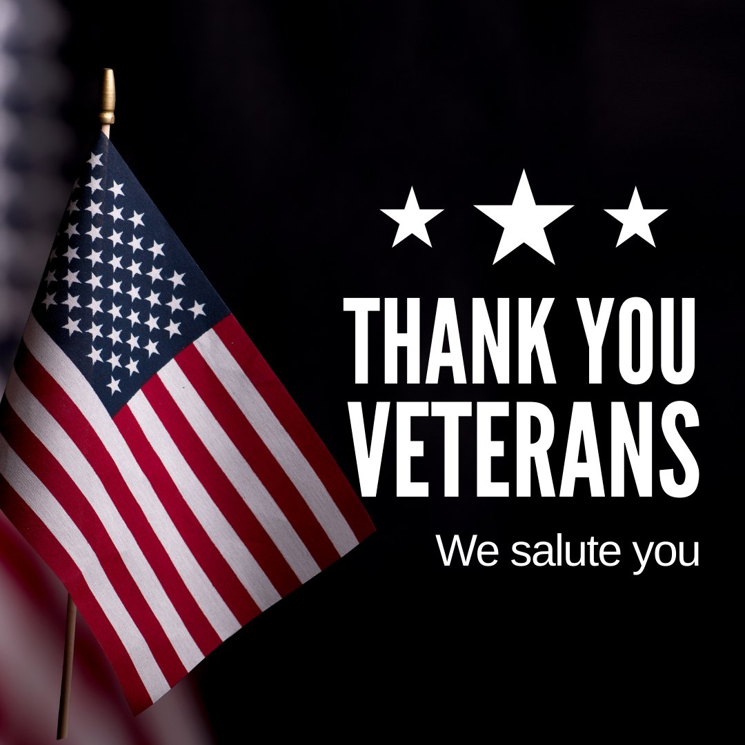 𝐇𝐚𝐩𝐩𝐲 𝐕𝐞𝐭𝐞𝐫𝐚𝐧𝐬 𝐃𝐚𝐲

At AMMEX, we salute those who serve and protect.  Your courage inspires us every day.

#VeteransDay #MilitaryAppreciation