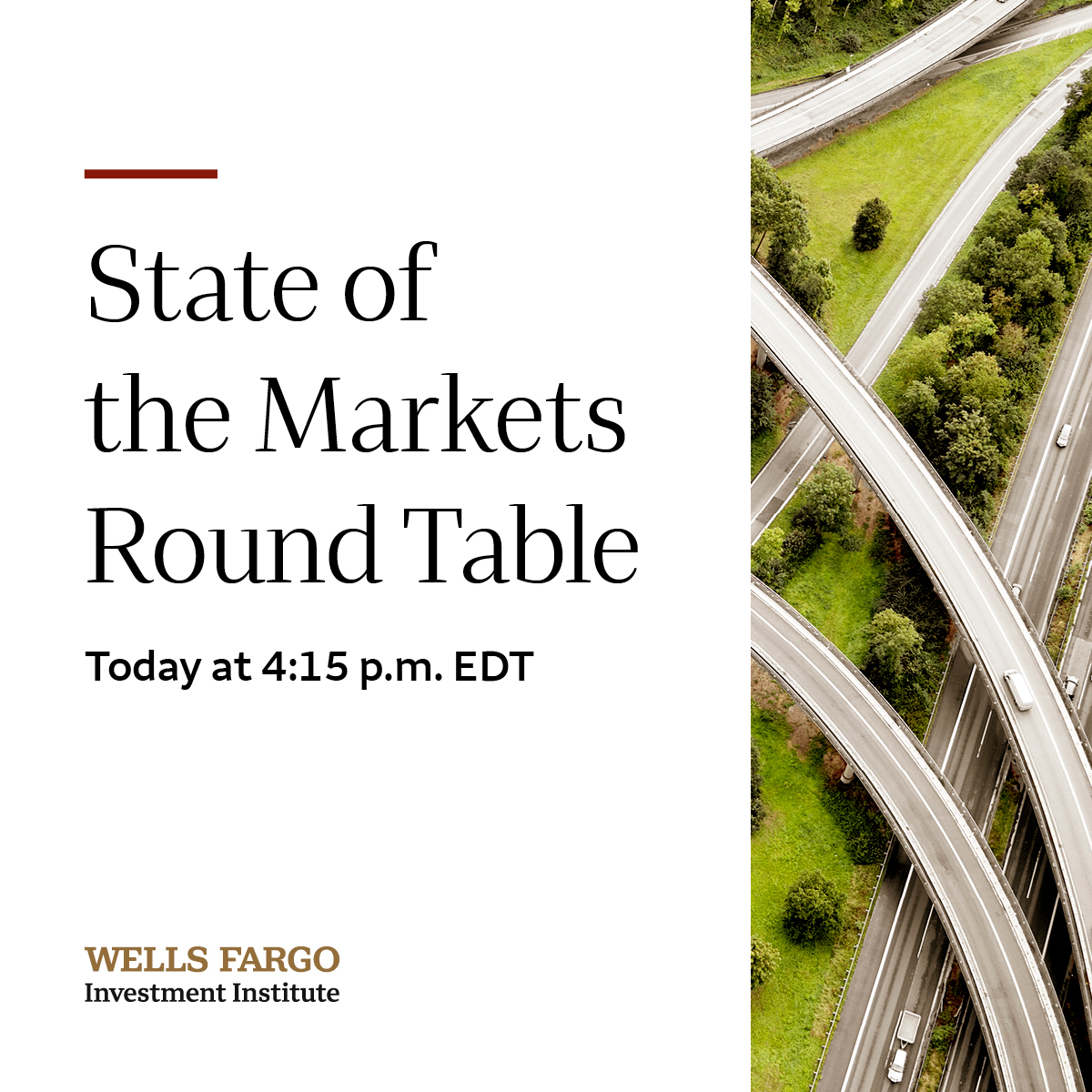 Join our senior strategists and Darrell Cronk, Chief Investment Officer for Wealth and Investment Management, for a roundtable discussion on the markets and economy. Call details: on.wf.com/60107uBUg