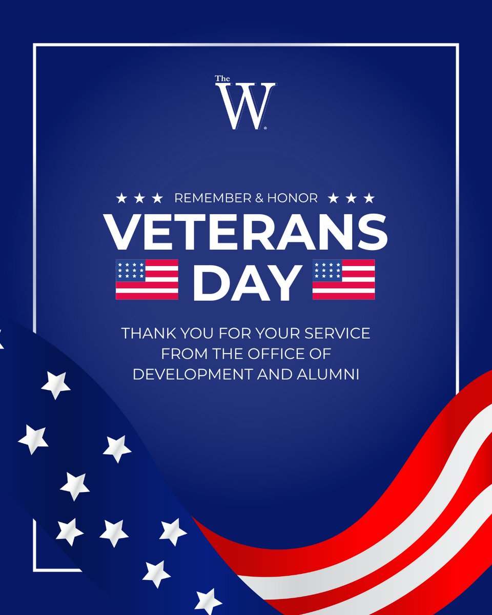 MUWdevalumni's tweet image. Honoring all who have served. Thank you to our brave veterans for your sacrifice, strength, and unwavering commitment from the Development and Alumni family.