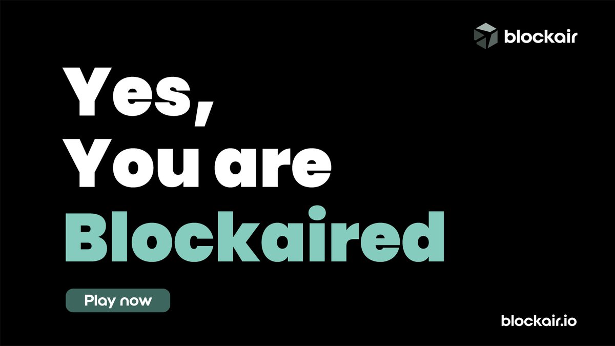 ⚡ Stay ahead. Stay rewarded.

New flight openings, whitelist updates, and giveaways drop first on our Telegram.

If you blink, you’ll miss it, so don’t.

🛫 t.me/BlockAir_P2E

#BlockAir #GameFi #CryptoCommunity #FlyToEarn