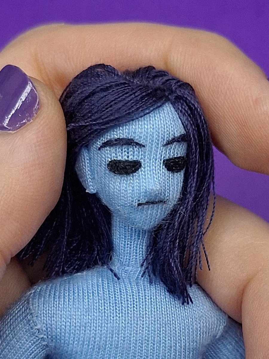 kris deltarune cabelo e rosto