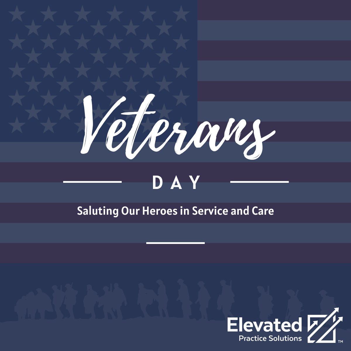EPSMedia_'s tweet photo. Honoring Our Veterans This Veterans Day 

On this #VeteransDay, we thank all who have served our country. Your courage, dedication, and sacrifice inspire us every day. From all of us at Elevated Practice Solutions, we salute you.

#EPS #HonoringOurVeterans https://t.co/c20MFraEaa