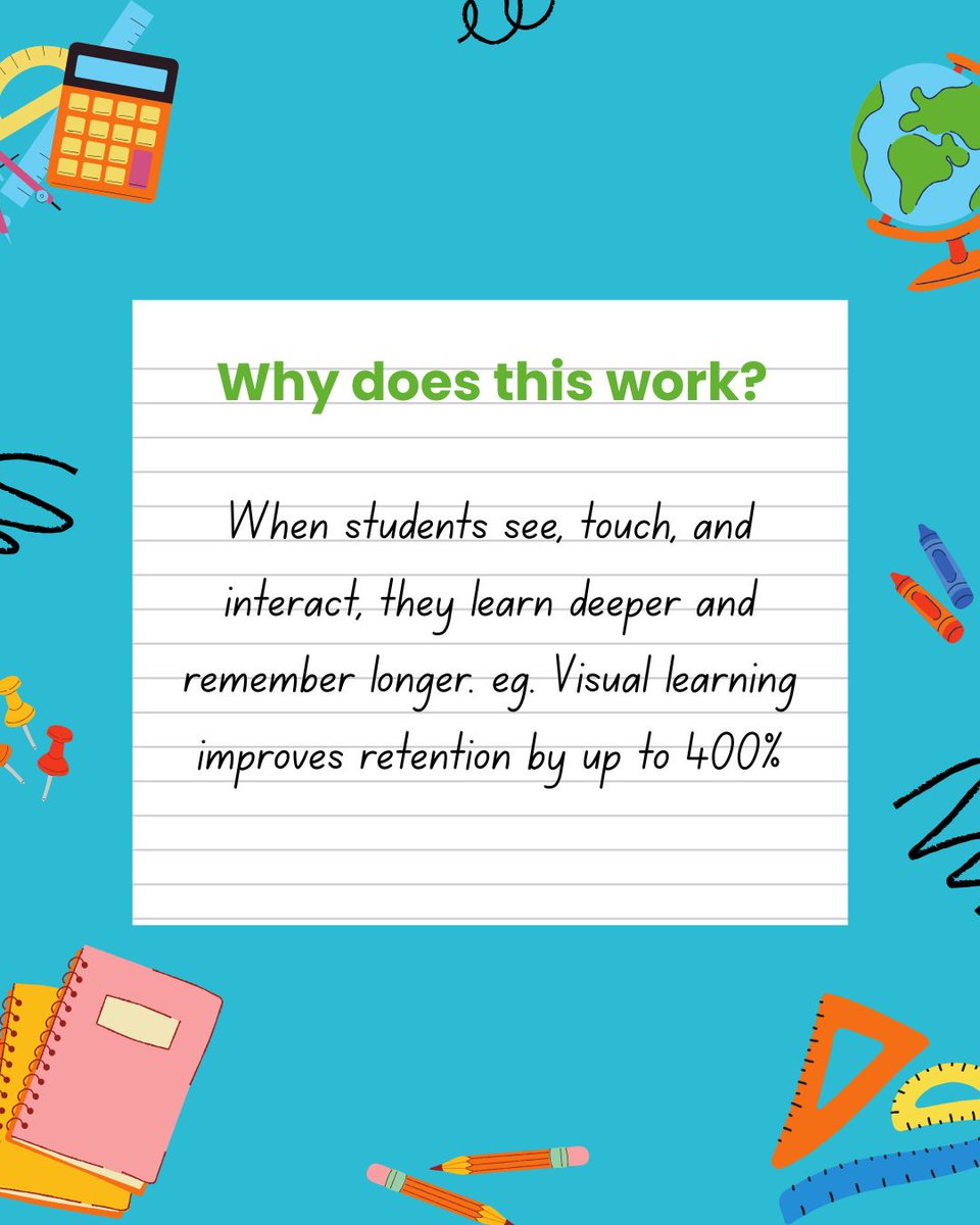 saas_schools's tweet image. Ever notice how the lessons that stick are the ones that spark interest?💡

Interactive screens and gamified lessons don’t just teach, they make learning unforgettable. 
When learning feels alive, knowledge lasts longer. 🌟

#SAAS #saasschools #childrenslearning #education