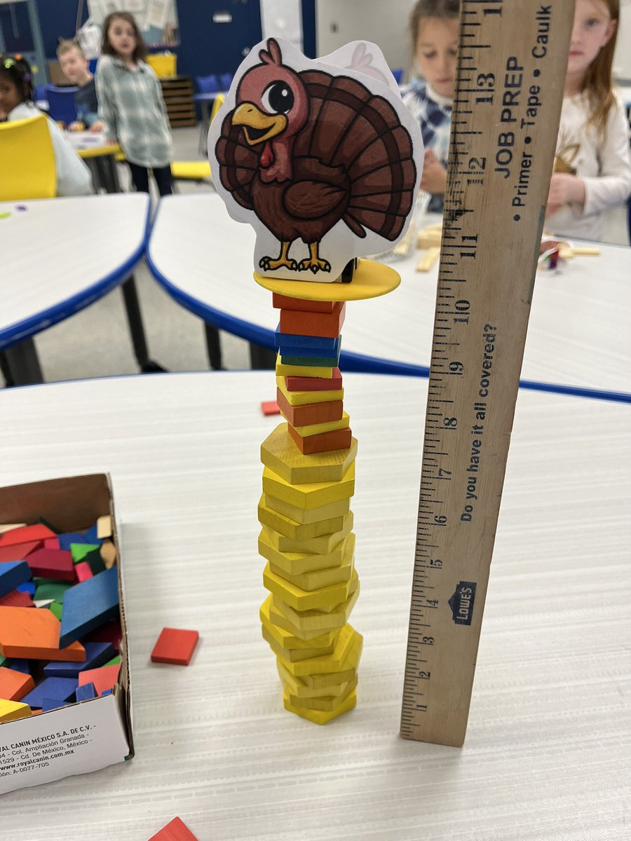 SteamMrs's tweet image. Mrs. Harmans class built turkey towers to watch for farmer #steam @LopatES