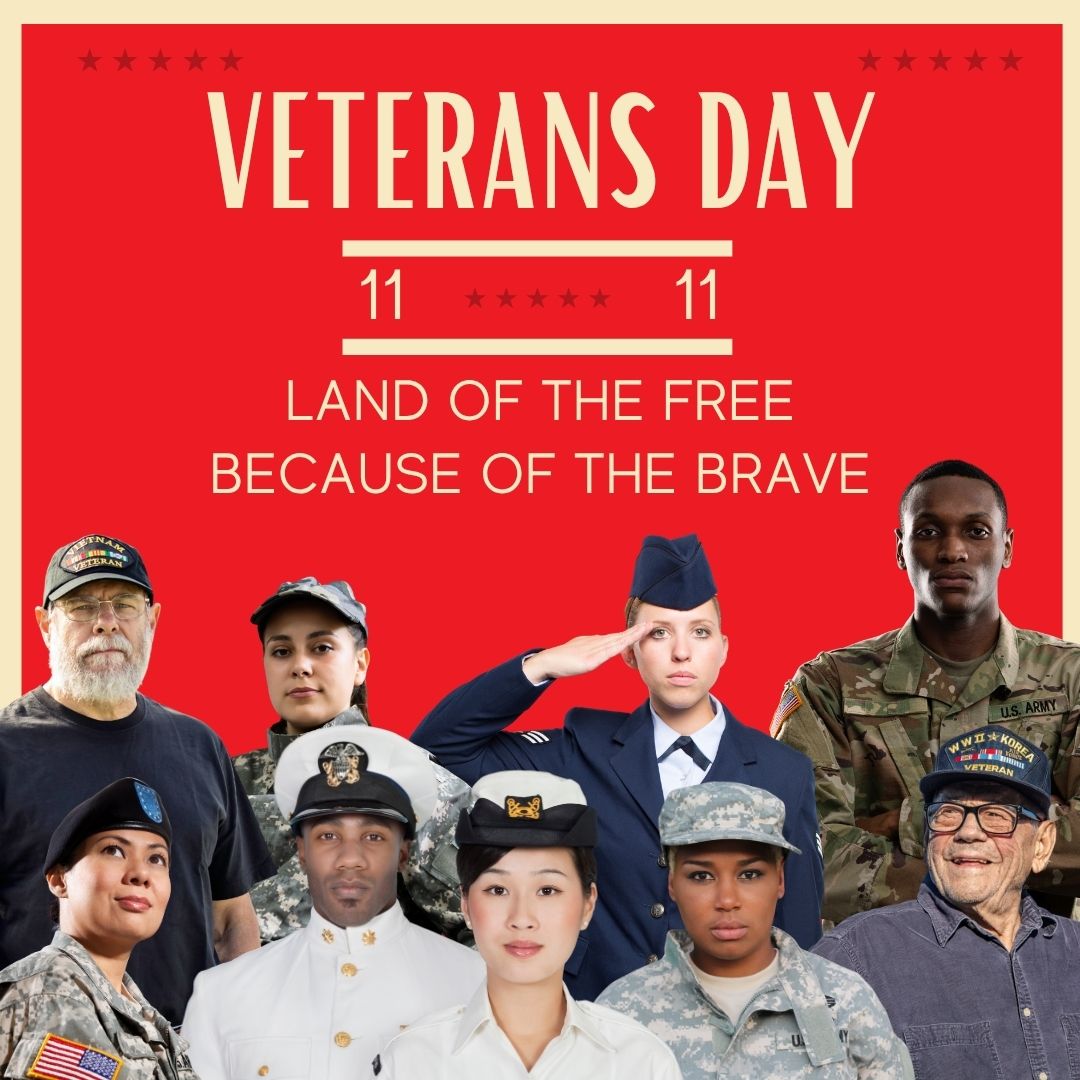 It's Veteran's Day and we're thanking the incredible men and women who have served our country. May their dedication to protecting our rights, especially the right to life, inspire us to do the same.