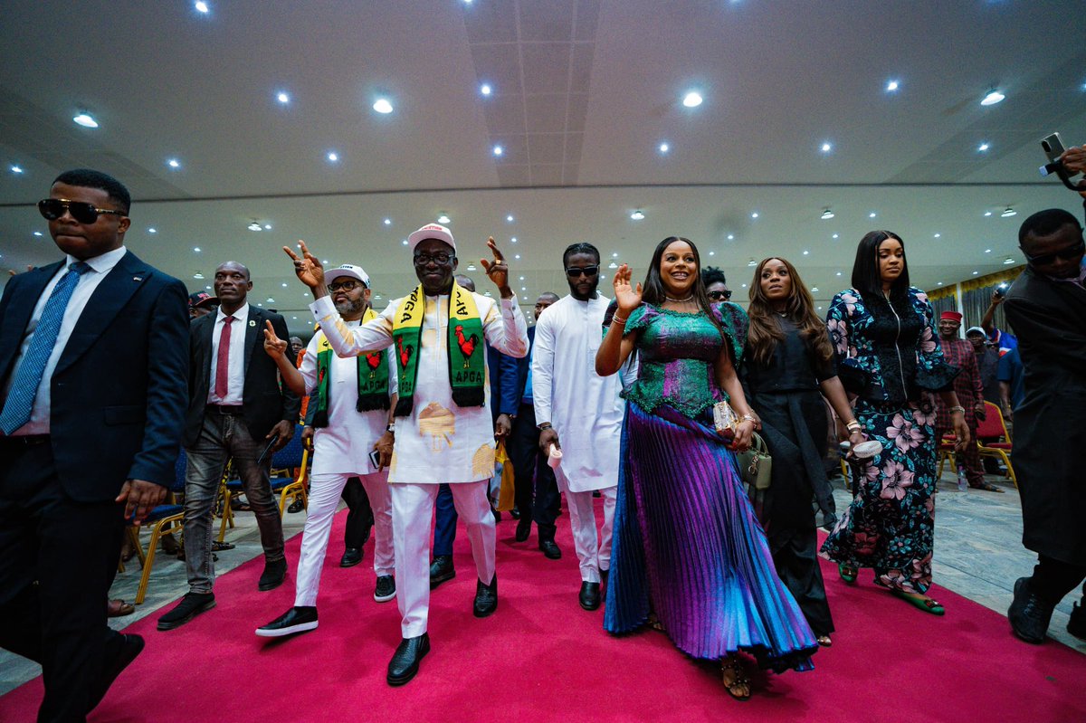 adaorasoludo's tweet image. Today, I witnessed my dad @CCSoludo and the Deputy Governor receive their Certificates of Return at the INEC State Office in Awka, a truly proud and humbling moment #SolutionContinues #Solutionishere