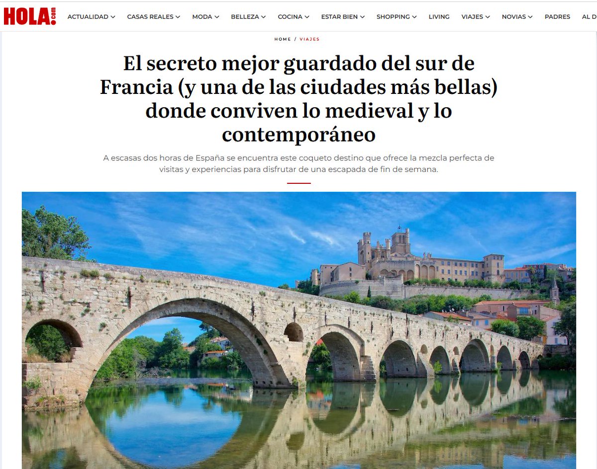 <a href="/hola/">Revista ¡HOLA!</a> nos desvela el secreto mejor guardado del Sur de Francia (y una de las ciudades más bellas) donde conviven lo medieval y lo contemporáneo
hola.com/viajes/2025110…
A escasas 2h de España este coqueto destino ofrece la mejor experiencia para disfrutar de una escapada ideal.