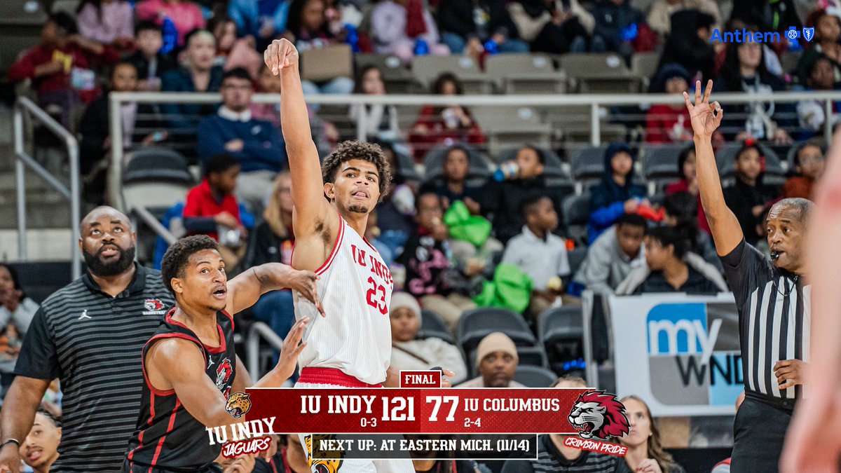 MBB: Jags 121, IU Columbus 77 - FINAL

IU Indy takes the win! Four Jags finish in double figures with Micah Davis and Matt Compas leading the way with 17 each. 🤩

#LetsGoJags #HLMBB