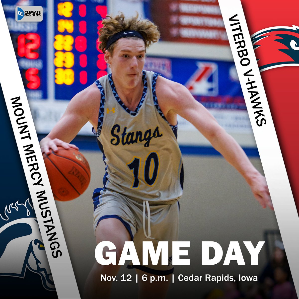 MBB | It's game day!
🆚 Viterbo
📍 Cedar Rapids, Iowa
⏰ 6 p.m.
📺 urbanedgenetwork.net/upcoming?schoo…
📊 mountmercymustangs.com/sports/mbkb/20…
🎟 vivenu.com/seller/mount-m…
#MMUmbb