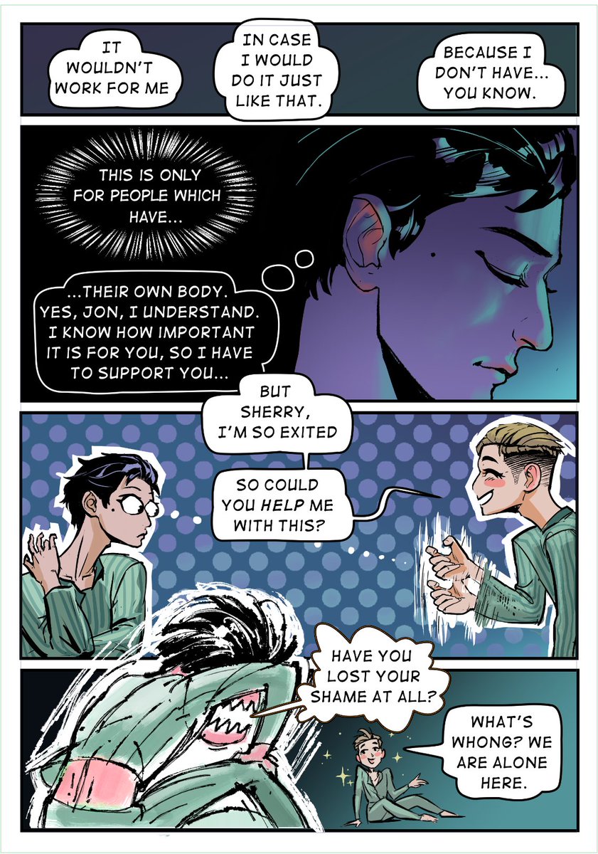 milkOfBeads's tweet photo. pg 23. Hello! Today there are 2 new pages! the both language versions are available in the post! Please read from left to right. (part2) #jonlock https://t.co/plnHfyFnBh