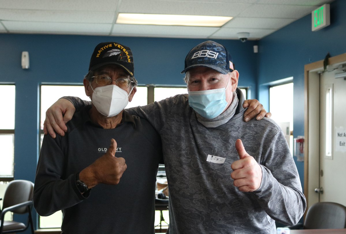 🙌🏽 Today, we raise our hands in celebration to the Native veterans who protected our communities with strength and courage.We want to give a special thanks to the veterans who are a part of our Elders Program! 

🤍 Thank you for your service, and we wish you a #HappyVeteransDay.