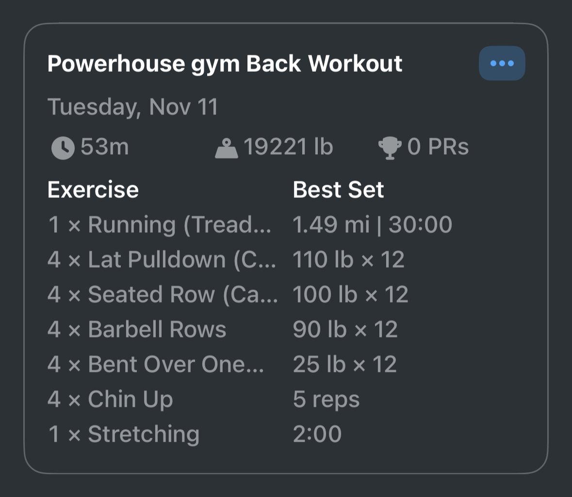 classicmannyc's tweet image. Back workout - lifted 19221lbs in ⁦@strongapp⁩ #StrongApp #BackWorkout
