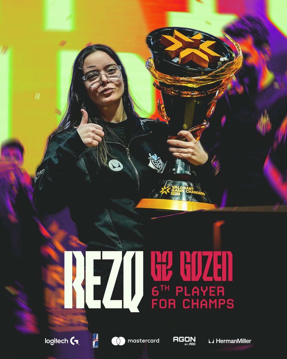 🚨🔫🧙| REZQ DE NOUVEAU CHEZ G2 | 

<a href="/rezquik10/">rezq</a> 🇹🇷 rejoint à nouveau <a href="/G2VALORANT/">G2 VALORANT</a> pour le VCT GC Championship 🏆, qui débutera le 20 novembre.

Elle intègre l’équipe en tant que sixième joueuse, prête à remplacer l’une de ses coéquipières en cas d’indisponibilité.

Super nouvelle !