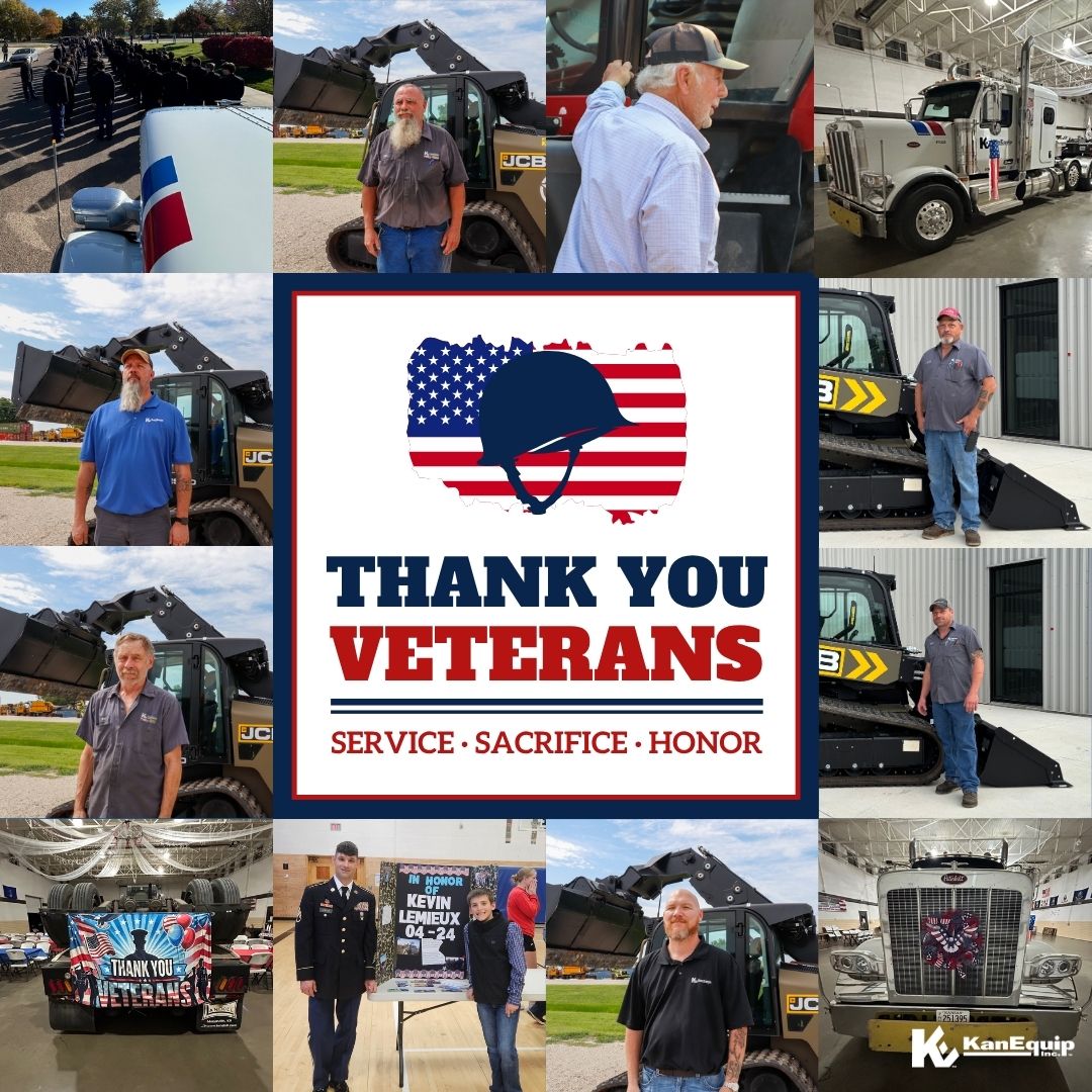 On this Veterans Day, we extend our deepest gratitude to the men and women who have served our nation. We are especially thankful for the veterans within our KanEquip team whose service, leadership, and dedication continue to inspire us.