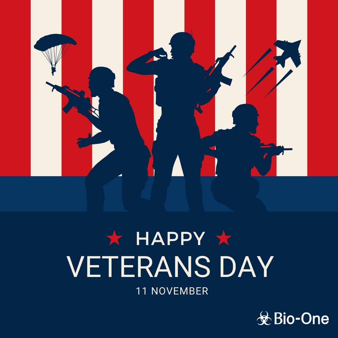 BioOneReno's tweet image. At Bio-One Reno, we deeply respect those who put others before themselves—a value that inspires our mission to help families and communities in times of need.
Thank you, veterans, for your service and sacrifice. 💙❤️🤍

#VeteransDay #ThankYouVeterans #reno #CommunityFirst