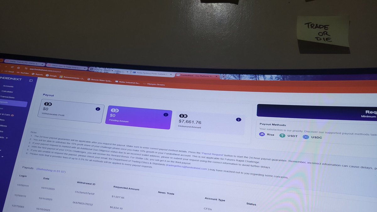 TheW0LL's tweet photo. New record thanks to EurJpy for the setup🔥 https://t.co/mxNhKEicO8