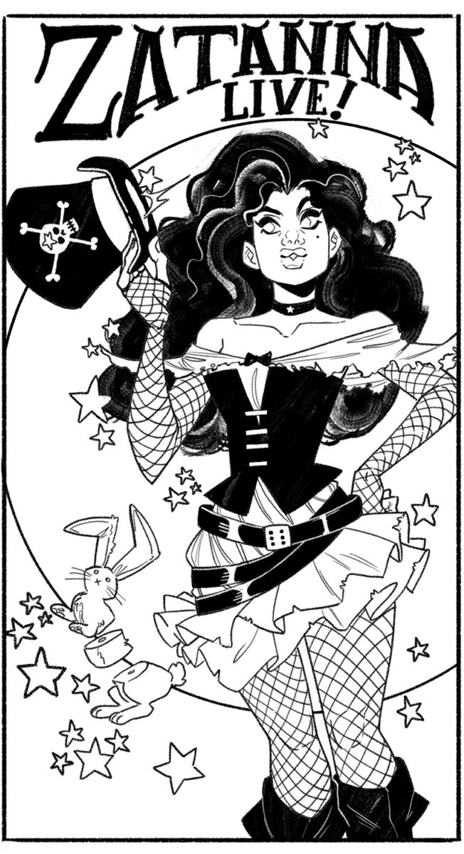 The issue is out!

Peep my homage to <a href="/AH_AdamHughes/">Adam Hughes</a> 

Also featuring Zatanna who people were asking for! Designed by <a href="/andrewdrilon/">Andrew Drilon</a> If you wanna see a lot more of her, keep your eyes peeled for next weeks issue 🥰

There isn’t room here so I’ll keep posting other favorite things⬇️