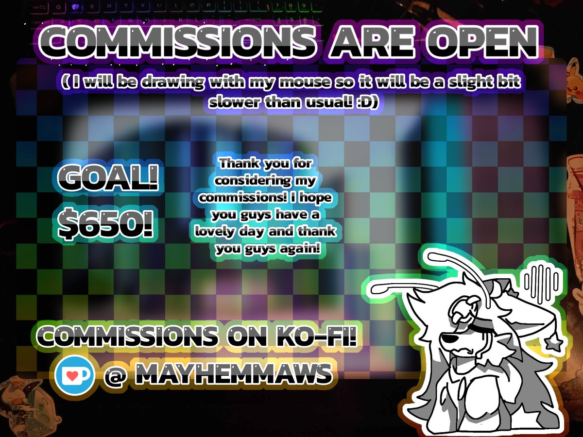 MayhemMaws (★✧🌸COMISSIONS OPEN!!! 🌸✧★ ) tweet media