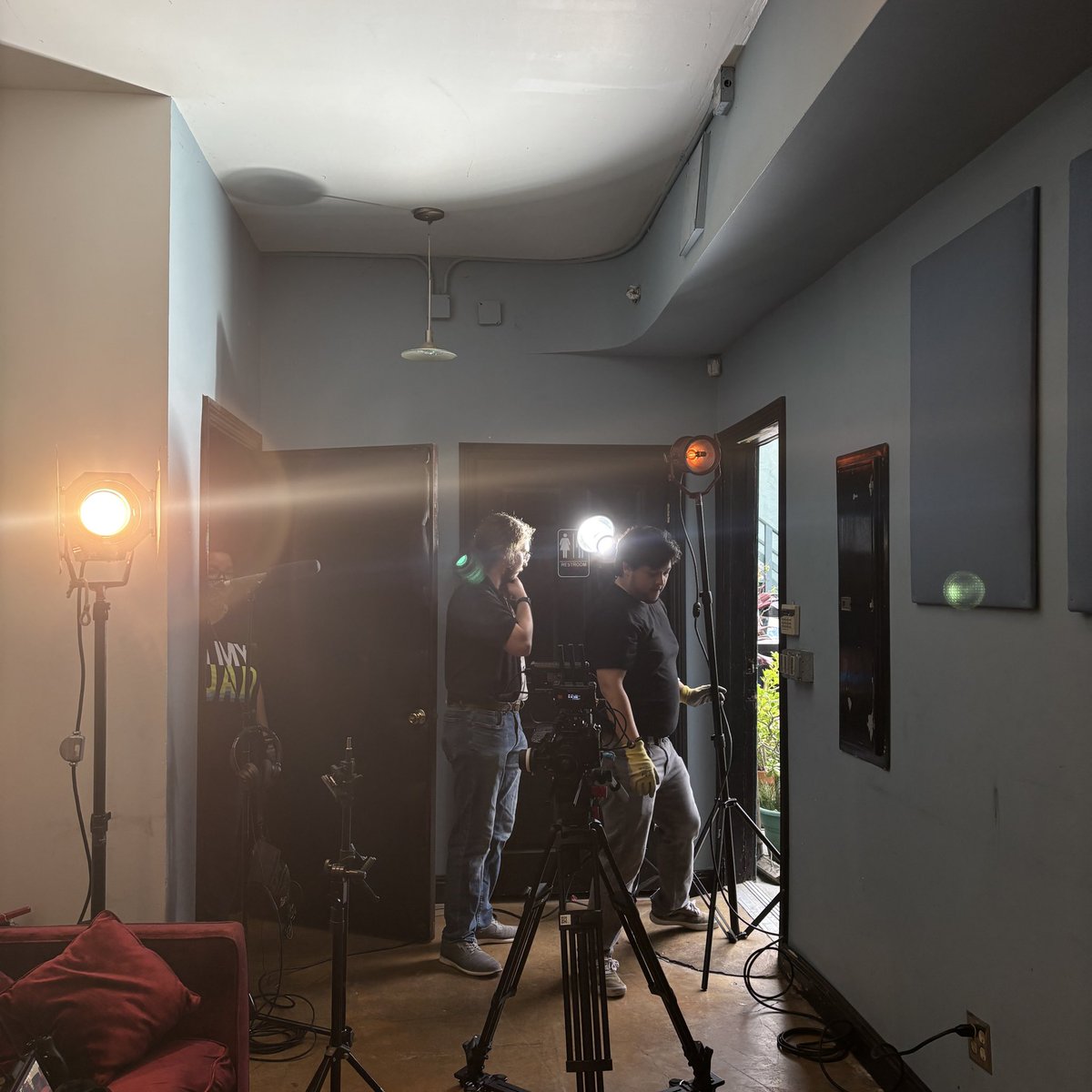 OffPuzzlePieces's tweet photo. We are creating our next project, an anthology film! Calling it hopecore with a dash of horror. First story is about a composer lead by the talented Patrick Joseph. He also wrote the main theme for the film. Massive thank you to everyone involved! 
@WritingByErica 
Part one pics https://t.co/iFHXcdDwE9