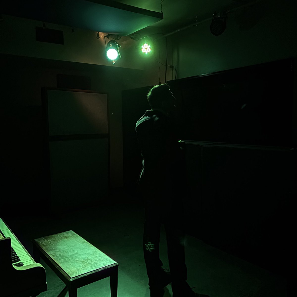 OffPuzzlePieces's tweet photo. We are creating our next project, an anthology film! Calling it hopecore with a dash of horror. First story is about a composer lead by the talented Patrick Joseph. He also wrote the main theme for the film. Massive thank you to everyone involved! 
@WritingByErica 
Part one pics https://t.co/iFHXcdDwE9