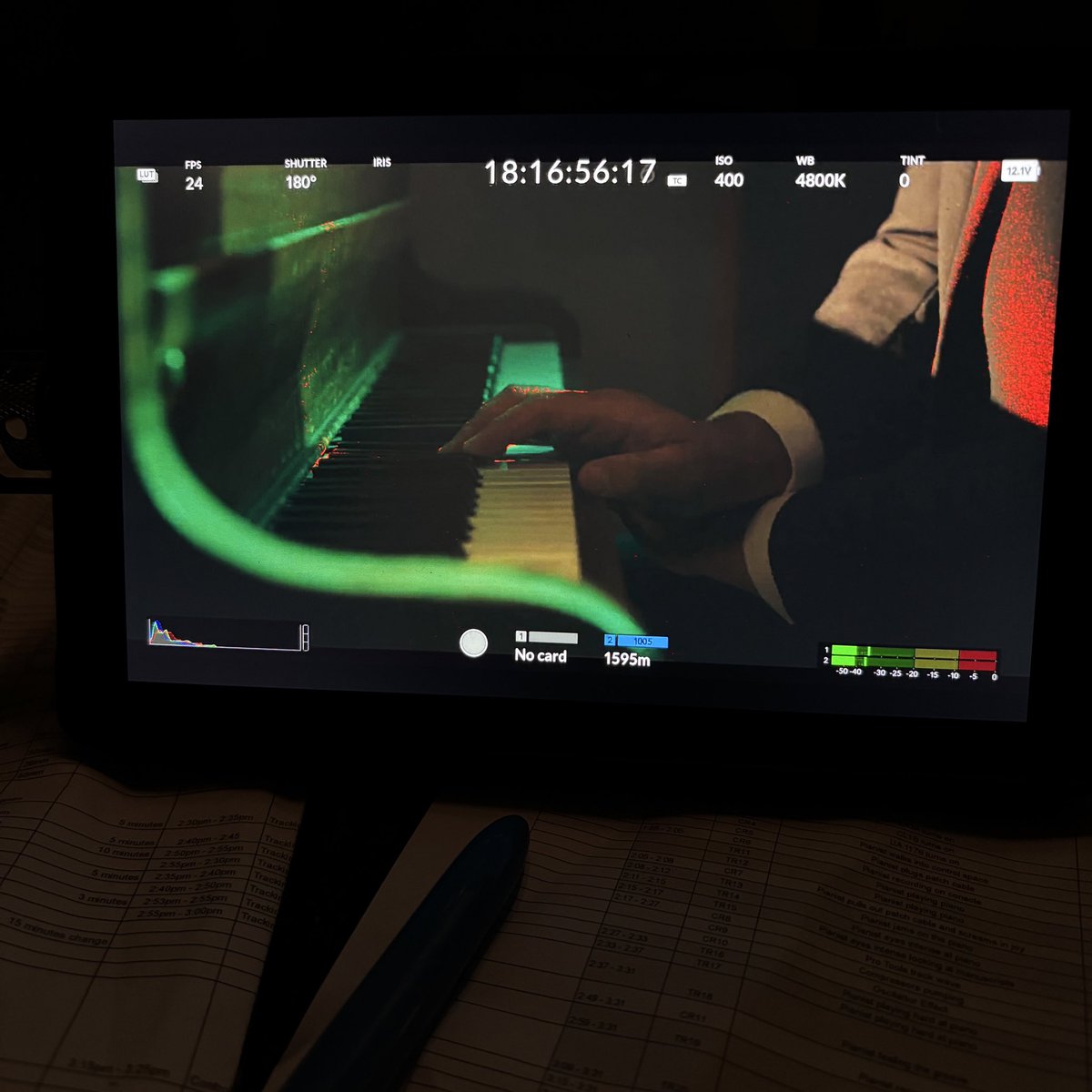 OffPuzzlePieces's tweet photo. We are creating our next project, an anthology film! Calling it hopecore with a dash of horror. First story is about a composer lead by the talented Patrick Joseph. He also wrote the main theme for the film. Massive thank you to everyone involved! 
@WritingByErica 
Part one pics https://t.co/iFHXcdDwE9