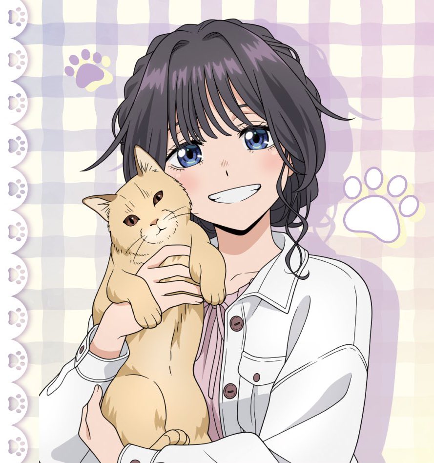 maochiatto's tweet image. KAORUKO AND RINTARO NEW ILLUSTRATION WITH CATS! 🤍