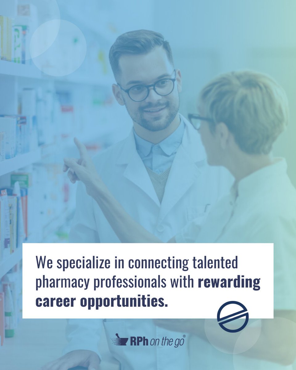 rphonthego's tweet image. Ready to take the next step in your pharmacy career? Discover opportunities made just for you!