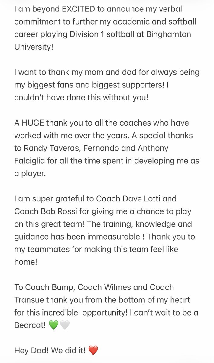 SophGutierrez27's tweet image. Next 4 💚🤍
@thunderjam134 
@BobRossiRITG 
@RITG16unational 
@JBUMP_BU 
@MichaelaTransue 
@WilmesBrooke 
@BinghamtonSOFT