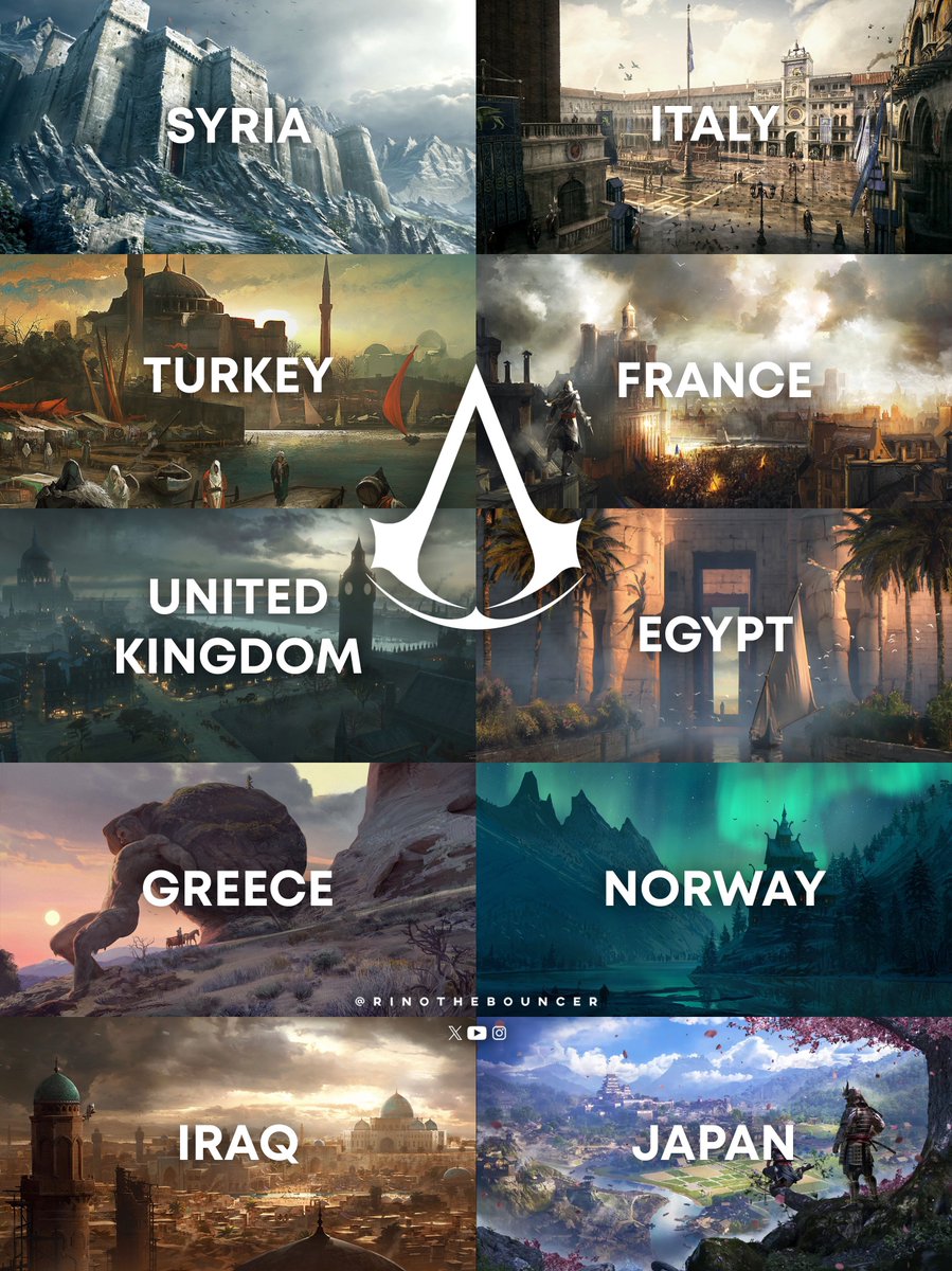 RinoTheBouncer's tweet image. What’s your favorite Assassin’s Creed world?🚀

Let’s go!😎