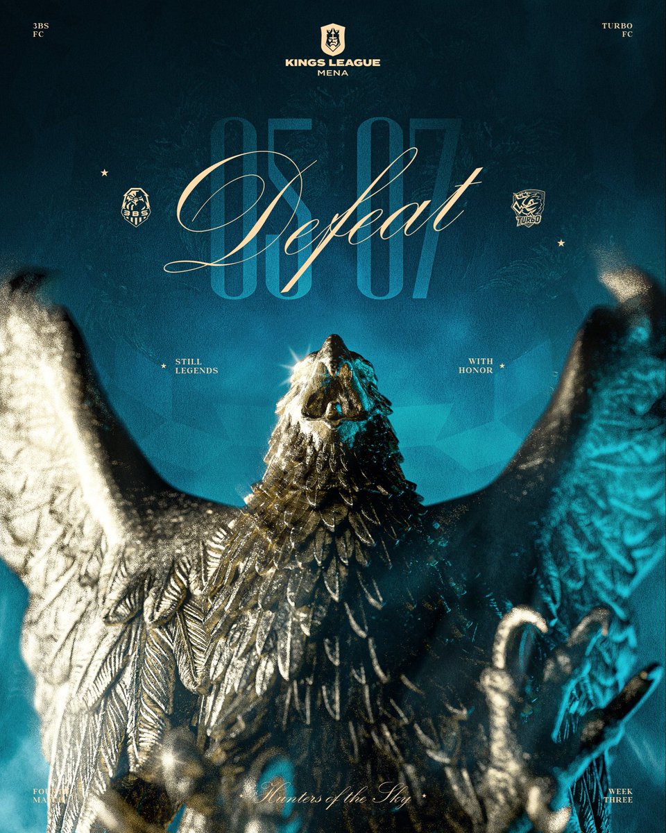 لم يكن هذا هو الختام الذي نريده، 
لكننا فخورون بما قدمناه في هذه الرحلة.

شكرًا لجماهيرنا على دعمهم المستمر وثقتهم التي لا تهتز 🙏

سنعود أقوى، من أجل الشعار ومن أجلكم 💙

#3BS | #kingsleageMena