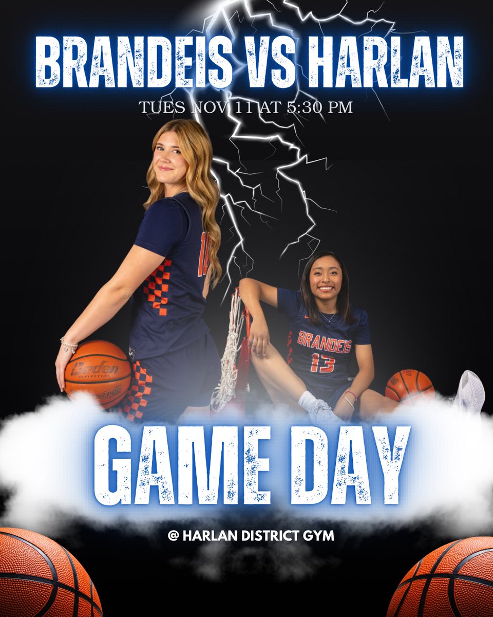 Tonight!! 5:30 @ Harlan District Gym! See you there! 🧡💙🧡💙 <a href="/NISDBrandeis/">Brandeis High School</a> <a href="/BroncosBrandeis/">Brandeis Broncos Athletic Booster Club</a> <a href="/Coach_KLewis/">Kemmie Lewis</a> <a href="/danaperry73/">Dana Gilbert-Perry</a>