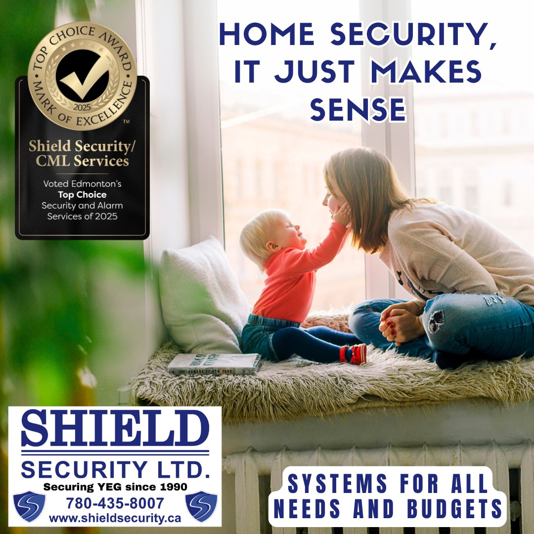 shield4security's tweet image. 🛡️#ShieldSecurity (est. 1990) The Top Choice Winner 10 years running for Security in #Yeg &amp;amp; Area

Since 1990, we pride ourselves in providing Excellence in Home (and more) Protection
📱(780) 435-8007
🌐shieldsecurity.ca

#HomeSecurity#SecurityCamera#SecuritySystem