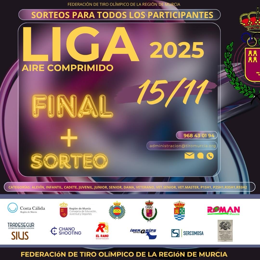 🏆 LA FINAL DE LA LIGA 🏆

Este sábado nos vemos en la última jornada de la mejor competición de AC. El campeonato llega a su fin con las finales absolutas, donde todo se decide.

Al terminar, realizaremos el sorteo de todos los premios.

Nos vemos el sábado.