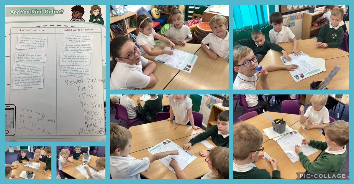 BaderPrimary's tweet image. Y2B have been learning about cyber bullying and have looked at different online scenarios and decided whether these would be considered kind or unkind. #anti-bullyingweek #RRSarticle2